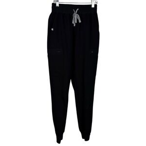 FIGS Technical Collection Black Zamora Jogger Scrub Bottom Pants XS Nursing